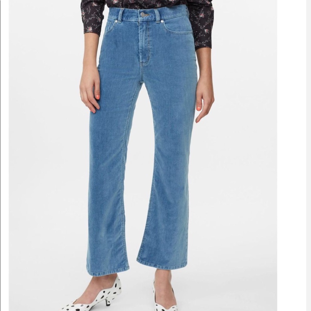 Rebecca Taylor Ines kick boot velvet pants